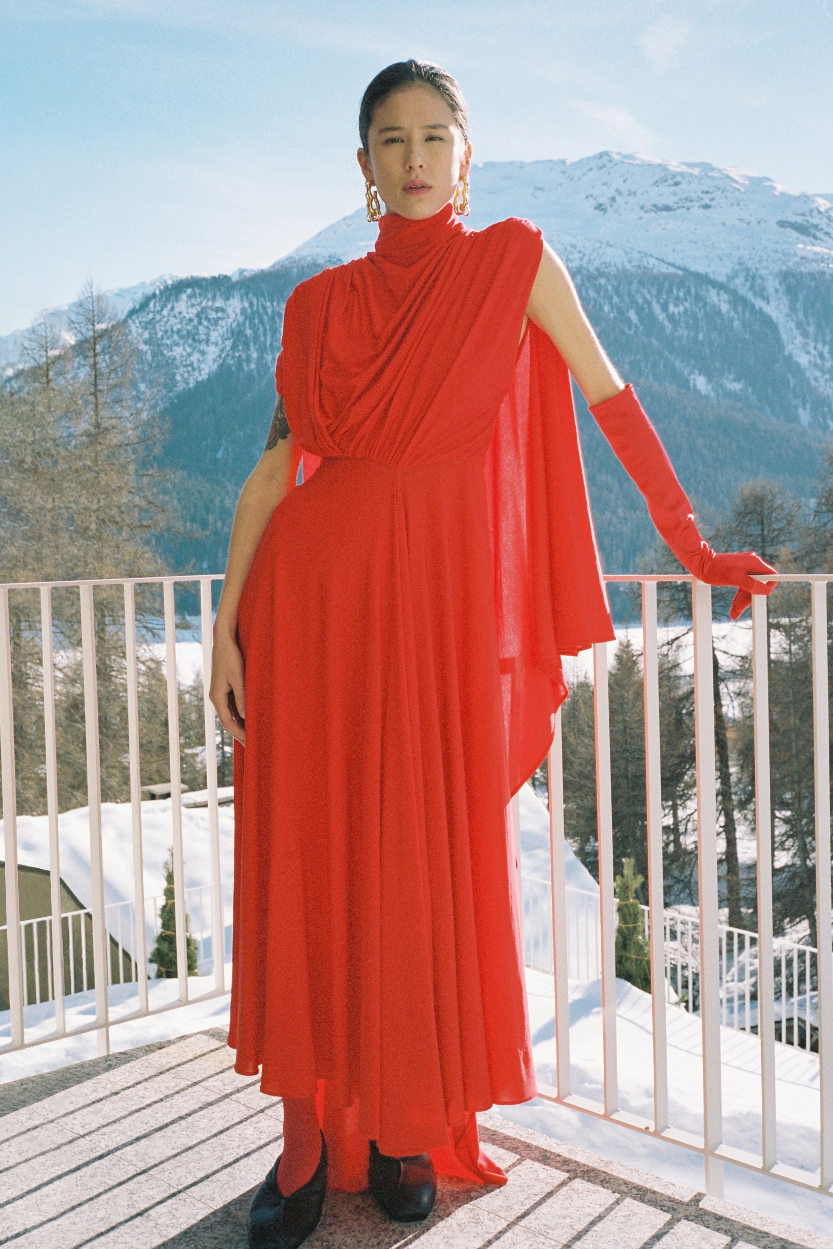 Ellery red dress best sale